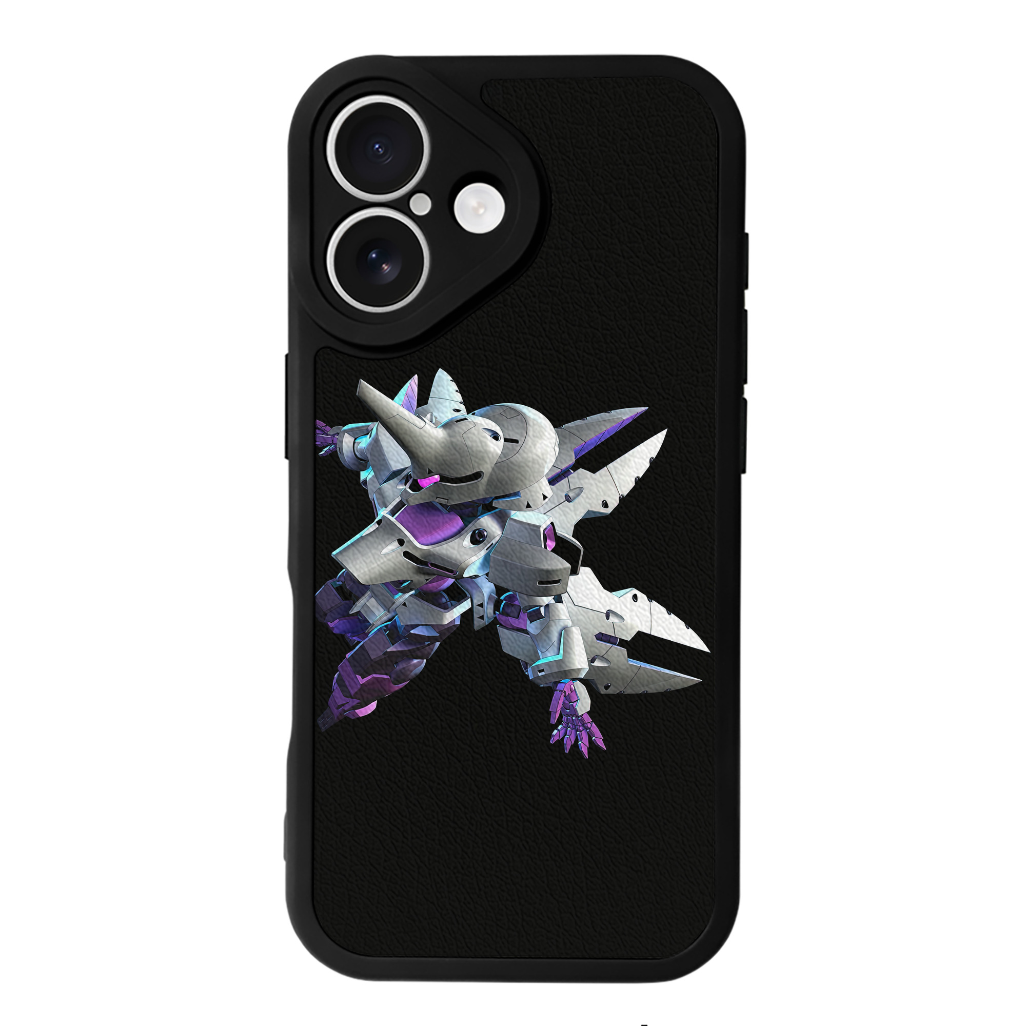 （画像用） 機動戦士ガンダム Mobile Suit Gundam 【iPhone 16シリーズ対応】シリコンスマホケース（レザー調） 材質：シリコン